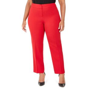 Kasper Women's Flat Front Slim Pant