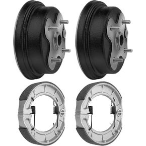 M Mati Mati الأمامي/العجلات الخلفية Hub & Brake Shoes 2set لـ Yamaha Timberwolf 250 4x4 2x4 YFB250FW 1994-2000 Timberwolf 250 2x4 YFB250 1994-1998 3HN-25111-10-00 4BD-W2536-01-00 2NL-W2535-00-00