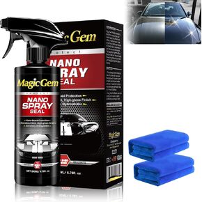 Magic Gem Car Coating Spray,2024 New Car Wax Polish Spray,Magic Gem Nano Spray Seal,Quick Effect Coating Agent（1PCS)