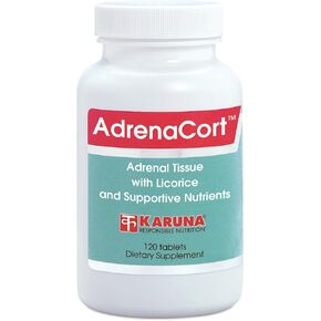 adrenacort 120 كبسولات نباتية | وظيفة الغدة الكظرية المحسنة ، عرق السوس (Glycyrrhiza glabra) | أنسجة الغدة الكظرية ، قشرة الغدة الكظرية مع B5 ، فيتامين C ، الزنك ، المغنيسيوم