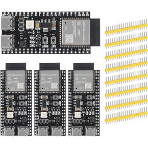 4 قطع ESP32-S3-DevKitC-1-N8R2 ESP32-S3 Type-C لوحة تطوير واي فاي + وحدة بلوتوث MCU تدمج وظائف واي فاي كاملة وBLE وحدة ESP32-S3-WROOM
