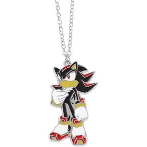 TCB Creations Sonics Shadow Cartoon Character Metal Pendant Necklace