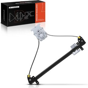 A-Premium Manual Window Regulator Compatible with Chevrolet Tracker 1998-1998 & Geo Tracker 1989 1995-1997 & Pontiac Sunrunner 1994-1997 & Suzuki Sidekick 1989-1998, Front Right Passenger Side