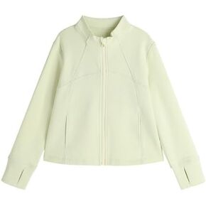 الفتيات zip up عرضة سترة غير رسمية قمصان طويلة الأكمام in Kuwait