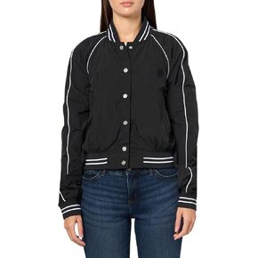 HUGO Women's Cropped Varsity Zip Up Jacket