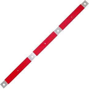 partsPTT 3P Three-Hole Battery Bar Terminal Block | Compatible with Volvo Models | Durable Auto Parts - (Red Positive)