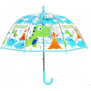 Clear Bubble Umbrella, Transparent Dome Canopy, See Through for Safety, Windproof, Auto Open, Easy-Grip Handle, Lightweight Umbrella for Rain/Sun