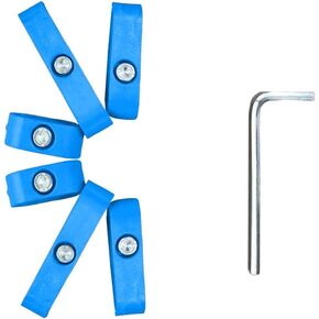 6PCS CAR CAR SPAL SILE SIPEDIDATOR SPIEDIDATION ، حامل فواصل سلك الإشعال محرك السيارة لأسلاك 7 مم 8 ملم 9.5 ملم ، مشبك مقسم سلك سلك شرارة (أسود)