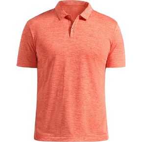 Pioneer Camp Men's Golf Shirt UPF 50+ Quick Dry Polo Shirts Short Sleeve Moisture Wicking Performance Tees Collar Work Shirts