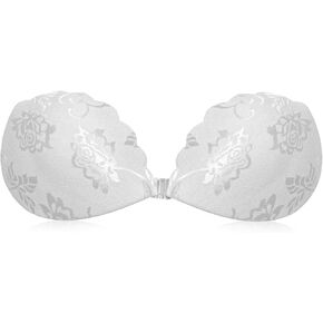 Adhesive Bra Strapless Sticky Invisible Push up Sticky Bras for Backless Dress in Kuwait