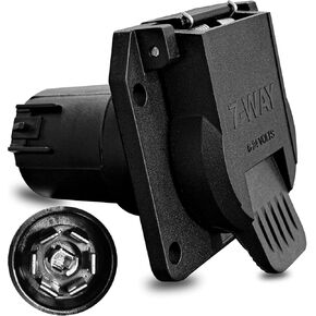 استبدال نمط OEM محول توصيل مقطورة 7 Way ، USCAR 7 PIN RV شفرة المقبس لفورد GMC CHEVY NISSAN DODGE ، PACTORY 7 PIN/TOOR حزمة