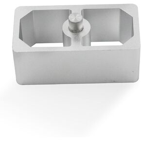 0.5 Inch Aluminum Leaf Spring Lowering Block-Universal, Versatile for Ride Height Adjustment,Sold Each