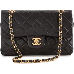 Chanel Women's Pre-Loved Black Lambskin Bag