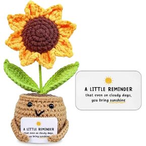 Sunflower Doll Crochet with Card - Certified Best Grandma - Gift for Grandma from Granddaughter, Grandson, Grandkid - Mothers Day, Christmas, Birthday Gift for Grandmother, Nana, Gigi in Kuwait