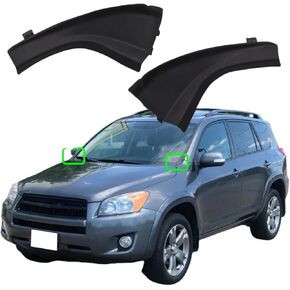 زوج لـ Toyota RAV4 2006 2007 2008 2008 2010 2011 2012 غلاف تمديد المقعل للزجاج الأمامي من طراز Cowl Side Cover 53867-42012，53866-42012