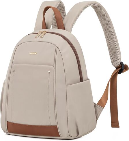 LOVEVOOK Mini Backpack for Women,Fashion Small Backpack for Travel,Lightweight Daypack for Work,Daily,Party,Khaki in Saudi Arabia