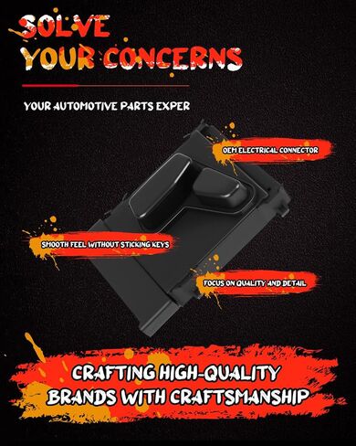 CCIYU Side Power Power Switch متوافق مع Jeep Grand Cherokee 2005-2018 ، لجيب Cherokee 2014-2019 ، لـ Chrysler 200 2011-2017 | يحل محل 56049432AD in Kuwait