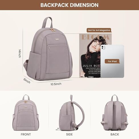 LOVEVOOK Mini Backpack for Women,Fashion Small Backpack for Travel,Lightweight Daypack for Work,Daily,Party,Khaki in Saudi Arabia