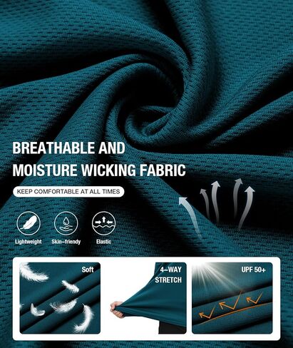 Scodi 7 Pack Polo Polo Dorts للرجال مع رطوبة الجيب Wicking Golf Polo Shirt بأكمام قصيرة في الهواء الطلق Tshirt التكتيكي in Kuwait