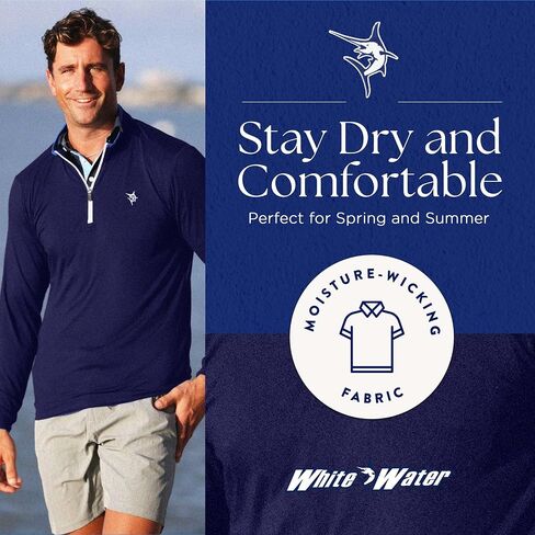 White Water Long Beach Quarter Zip Pullover in Kuwait