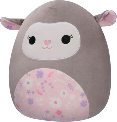 Squishmallows Original 12-Inch Luanne Grey Opossum with Carrot Hat - Official Jazwares Plush in Saudi Arabia