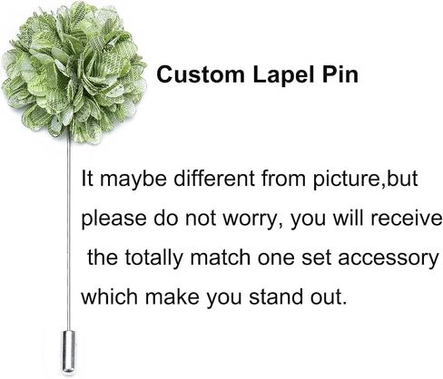 Hi-Tie Mens Tie Set Silk Striped Woven Necktie with Lapel Pin Pocket Square Cufflinks Set for Wedding Party in Kuwait