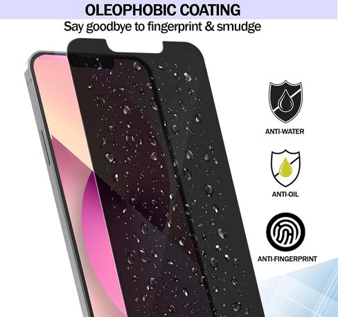 واقي شاشة RKINC [2 + 2 Pack] لهاتف iPhone 13 Mini 5.4 بوصة، واقي شاشة من الزجاج المقسى مع واقي عدسة كاميرا [ضمان مدى الحياة] [مضاد للخدش] [مضاد للكسر] in Kuwait