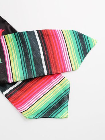 Mexican Graduation Sash Vibrant Print Mexican Flag Stole for Grads Mexican American Sash Class of 2025 in Kuwait