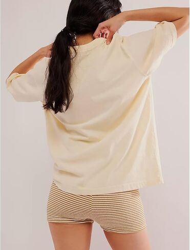 Womens Oversized Vintage Flower Graphic Tees Tops Y2k California Aesthetic Baggy T-Shirts Fruit Coastal Summer in Saudi Arabia