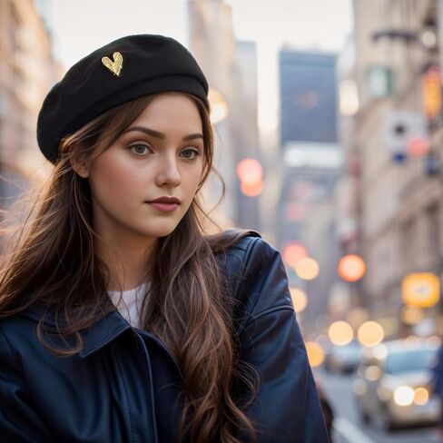 Ayliss French Beret Hat French Paris Hat Elegant Trend Classic Beanie Hats Autumn Winter Casual Chic Cap in Kuwait