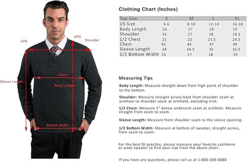 JENNIE LIU Men's 100% Pure Cashmere Long Sleeve Pullover V Neck Sweater in Saudi Arabia