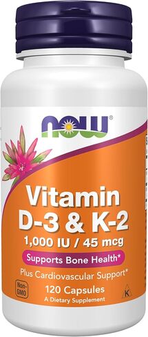 Vitamin D3 & K2, 120 Vcaps (Pack of 2) in Saudi Arabia