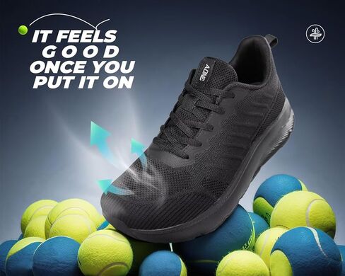 Mens Wide Walking Shoes Soft Sole Non Slip Running Comfortable Tennis Breathable Athletic Gym Workout Sport Sneakers in Kuwait