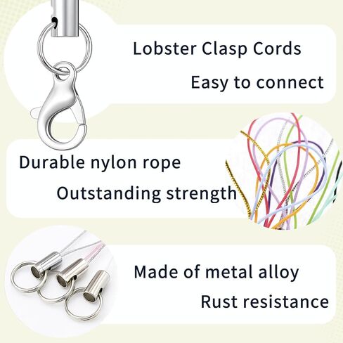 MINI-FACTORY Cell Phone Charm Strap Lariat Lanyard W/Lobster Clasp Cords for Cellphone/USB Drive/Keychain/DIY Jewelry in Saudi Arabia