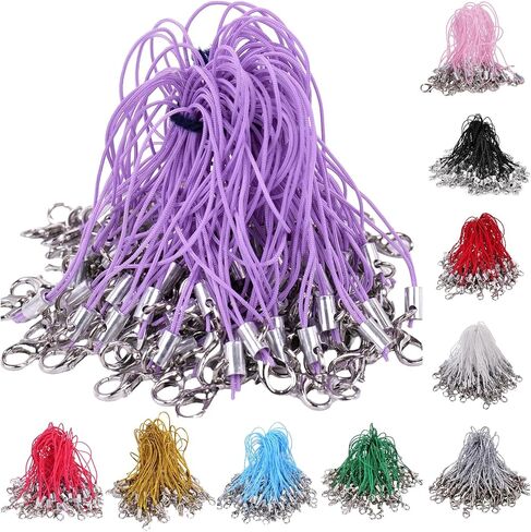 MINI-FACTORY Cell Phone Charm Strap Lariat Lanyard W/Lobster Clasp Cords for Cellphone/USB Drive/Keychain/DIY Jewelry in Saudi Arabia