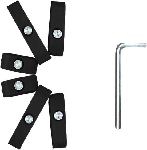 6PCS Car Spark Plug Wire Separator Divider Kit, Car Engine Ignition Wire Separators Holder for 7mm 8mm 9.5mm Wire, Spark Plug Wire Loom Divider Clamp (Black) in Kuwait