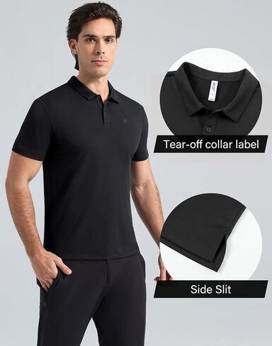 Pioneer Camp Men's Golf Shirt UPF 50+ Quick Dry Polo Shirts Short Sleeve Moisture Wicking Performance Tees Collar Work Shirts in Saudi Arabia