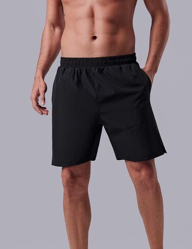 3 Pack: Men's 7" Running Shorts with Compression Liner Pockets, Athletic 2 in 1 Shorts for Workout Gym Quick Dry in Saudi Arabia