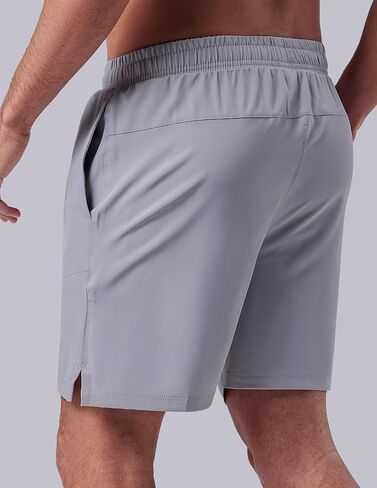 3 Pack: Men's 7" Running Shorts with Compression Liner Pockets, Athletic 2 in 1 Shorts for Workout Gym Quick Dry in Saudi Arabia