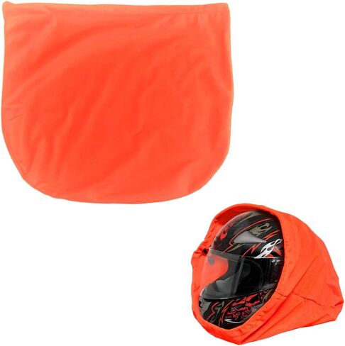 Mandark Motorcycle Helmet Bag, Large Motorbike Helmet Protection Bag with Drawstring Locking, Lightweight Motorbicycle Hood Backpack Storage Pocket, Universal for Dirt Riding Bicycle (Black) in Saudi Arabia