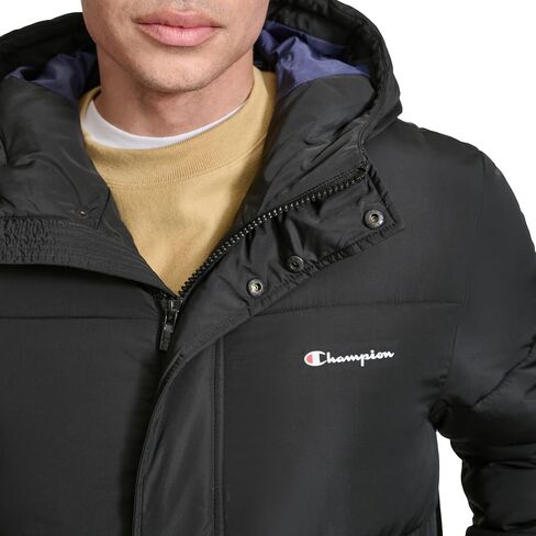 Champion Men's Full-Length Puffer with Hood in Saudi Arabia