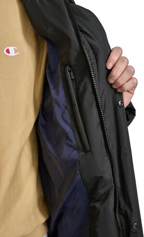 Champion Men's Full-Length Puffer with Hood in Saudi Arabia