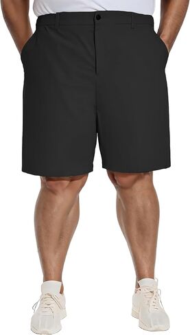 شورتات غولف كبيرة من جولف بولي ممتدة 10 بوصة inseam مقاومة للماء خفيفة الوزن Qiuck الجاف المشي لمسافات طويلة in Saudi Arabia