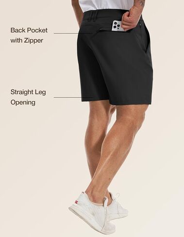 شورتات غولف كبيرة من جولف بولي ممتدة 10 بوصة inseam مقاومة للماء خفيفة الوزن Qiuck الجاف المشي لمسافات طويلة in Saudi Arabia