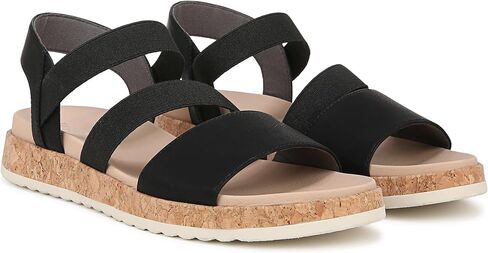 Dr. Scholl's Womens Isle Fun Flat Sandal Honey Brown 7.5 M in Saudi Arabia