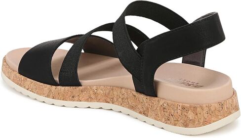 Dr. Scholl's Womens Isle Fun Flat Sandal Honey Brown 7.5 M in Saudi Arabia