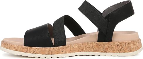 Dr. Scholl's Womens Isle Fun Flat Sandal Honey Brown 7.5 M in Saudi Arabia