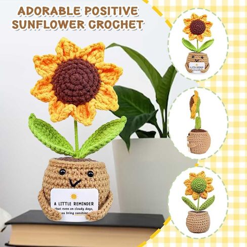 Sunflower Doll Crochet with Card - Certified Best Grandma - Gift for Grandma from Granddaughter, Grandson, Grandkid - Mothers Day, Christmas, Birthday Gift for Grandmother, Nana, Gigi in Kuwait