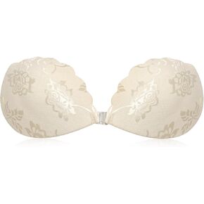 Adhesive Bra Strapless Sticky Invisible Push up Sticky Bras for Backless Dress
