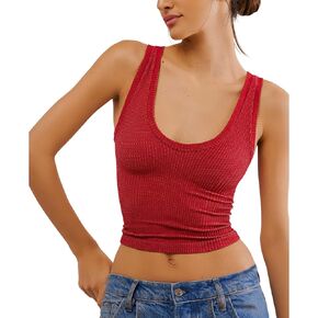 Girls' Clean Slate Tank, Red Dahlia